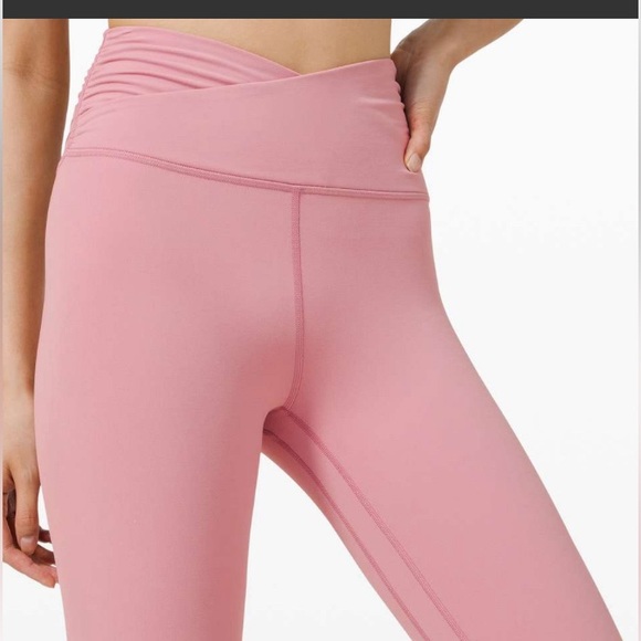Lululemon 21” Align Cross Over Waist Cropped Leggings - Picture 8 of 11